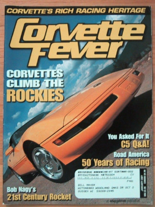 CORVETTE FEVER 2001 JAN - STARS & STRIPES, BOB JOHNSON